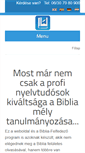 Mobile Screenshot of mobilbiblia.hu